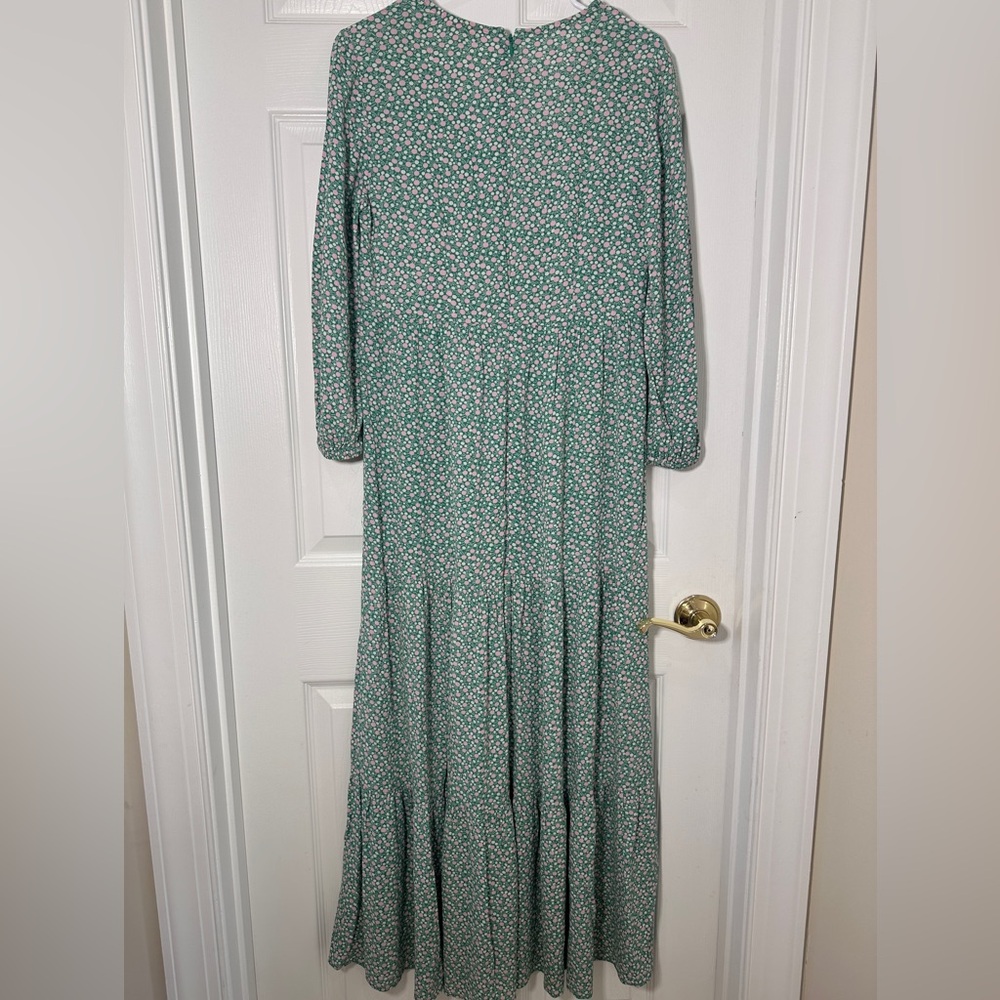 Boden Floral Green Maxi Dress - Picture 6 of 8